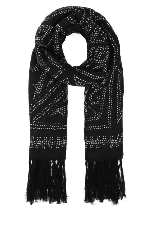 Saint Laurent Fringed Scarf