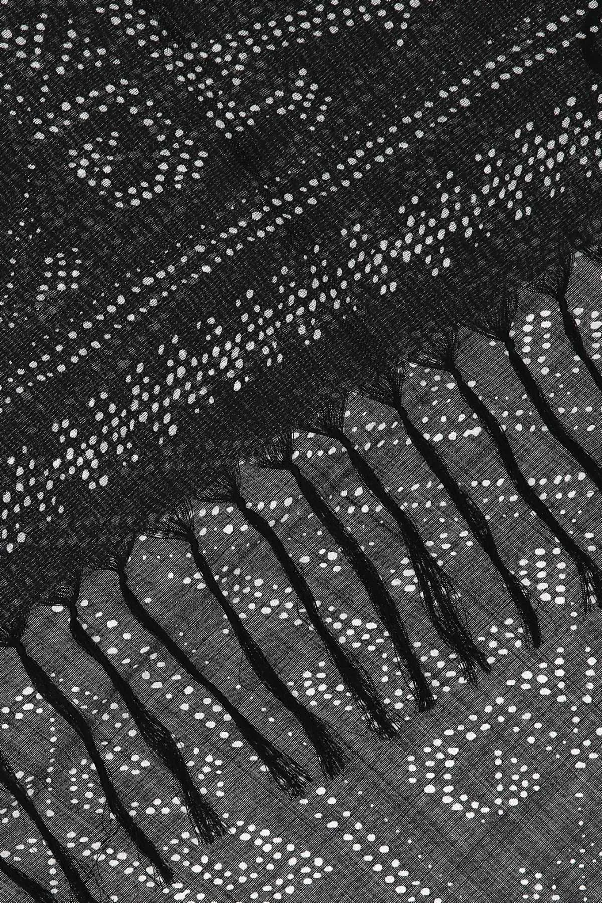 Saint Laurent Fringed Scarf