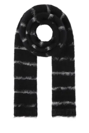 Saint Laurent Interrupted Stripe Scarf