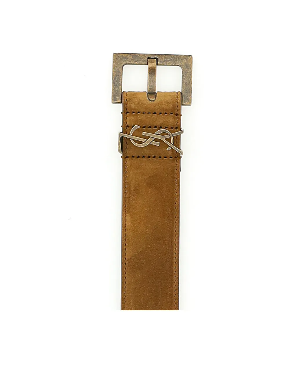 Saint Laurent Logo Plaque Belt