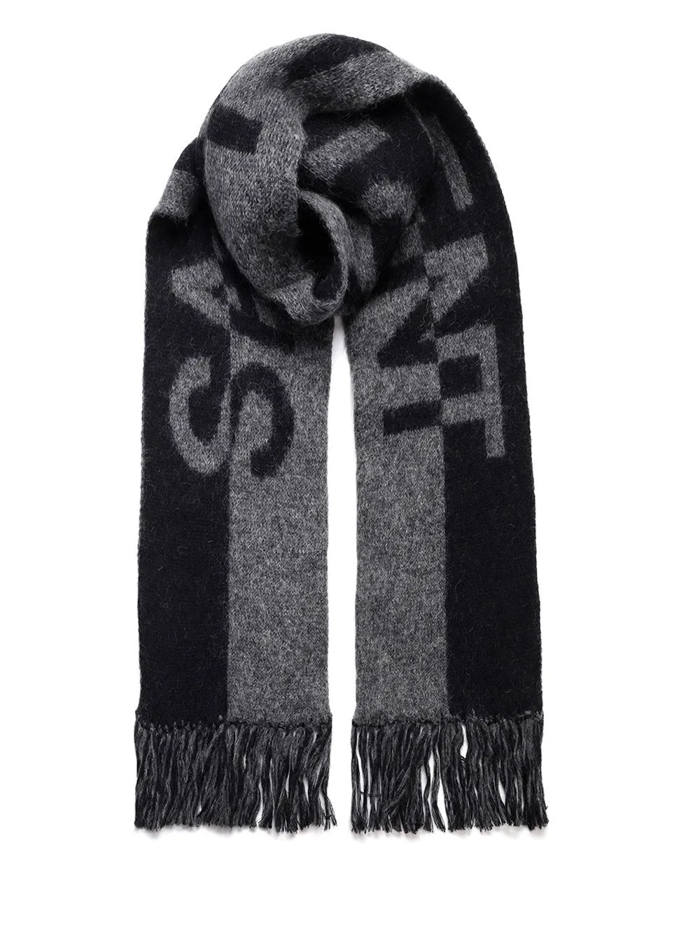 Saint Laurent Signature Knit Scarf