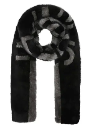 Saint Laurent Signature Panelled Scarf