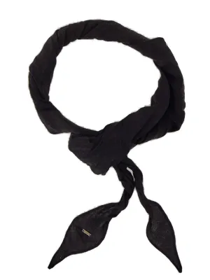 Saint Laurent Striped Diamond-Shaped Scarf