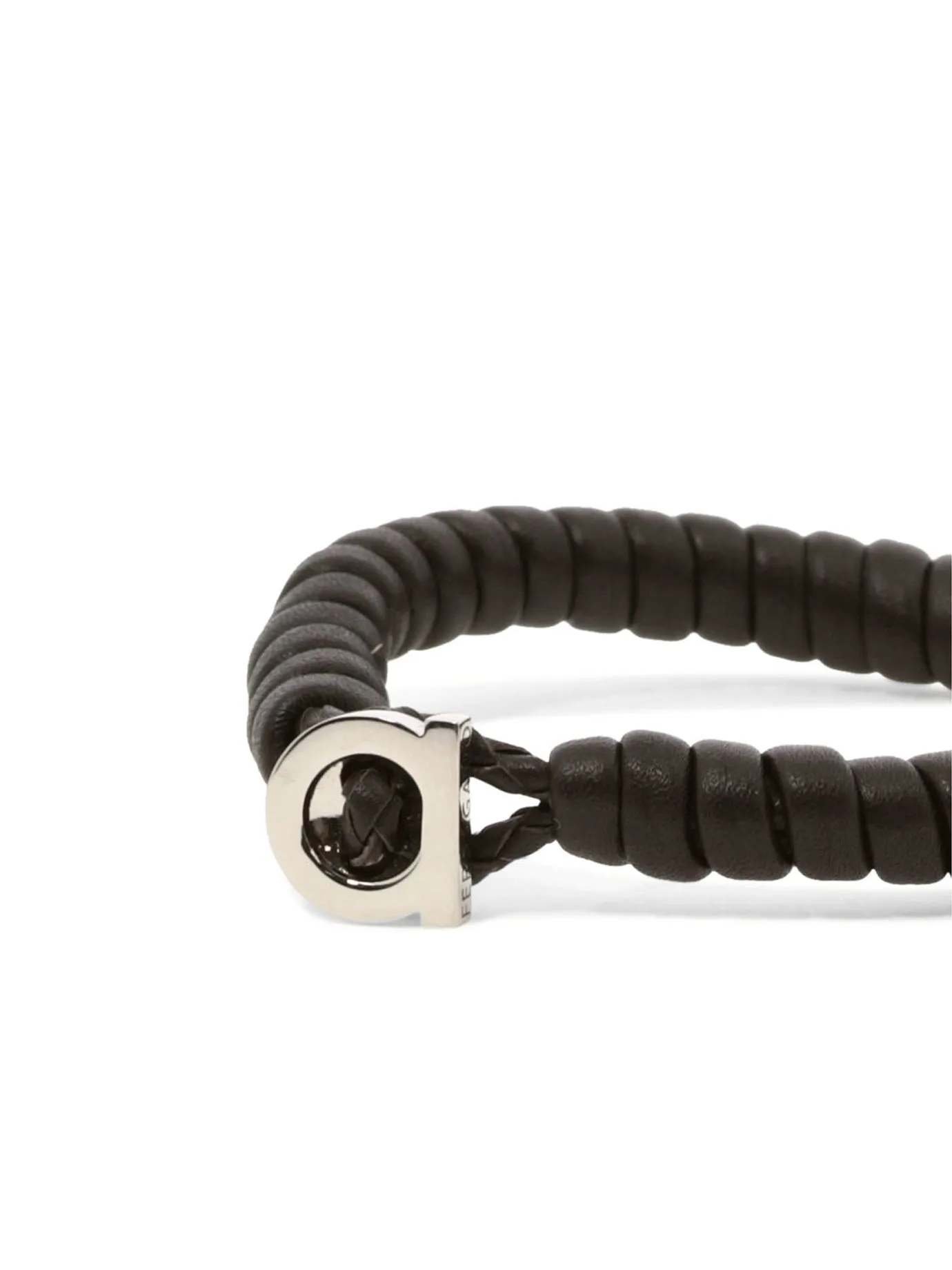 Salvatore Ferragamo Gancini Logo Plaque Bracelet