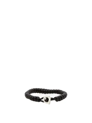 Salvatore Ferragamo Gancini Logo Plaque Bracelet
