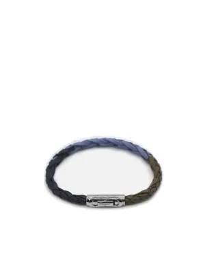 Salvatore Ferragamo Logo Engraved Woven Bracelet