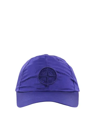 Stone Island Logo Embroidered Baseball Cap