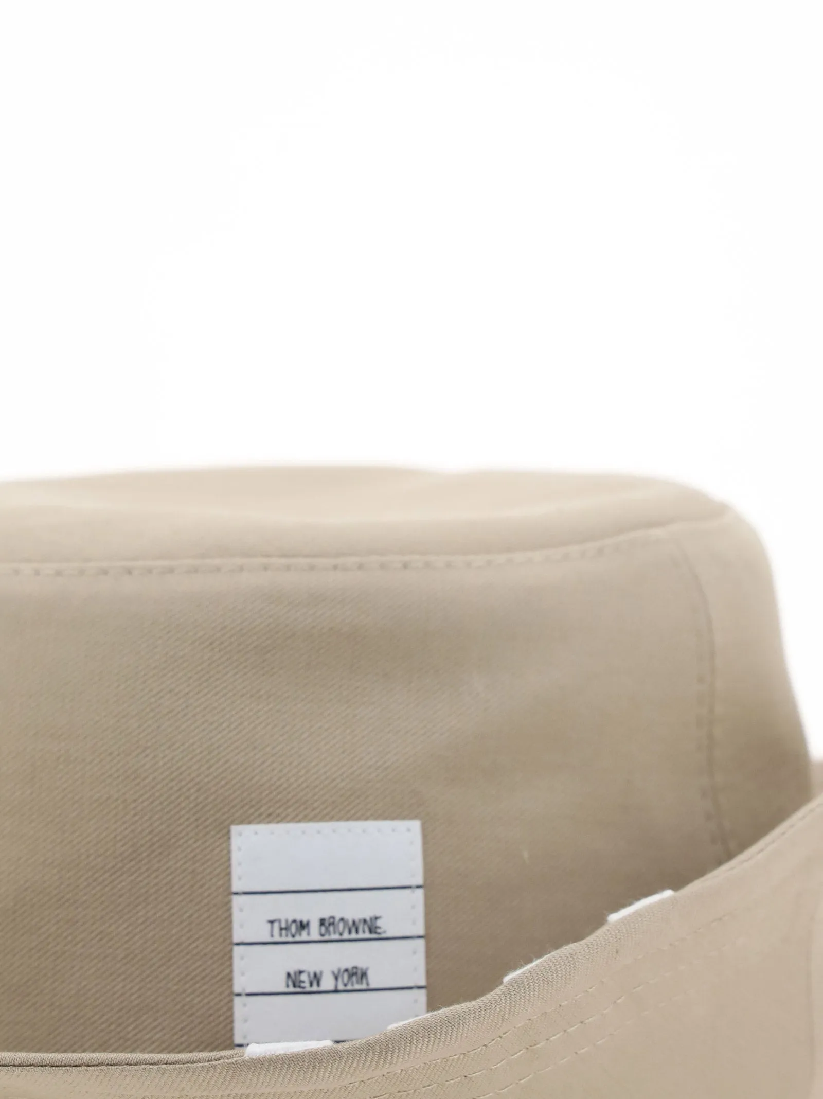 Thom Browne Logo Patch Bucket Hat