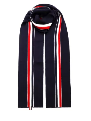 Thom Browne RWB Stripe Knitted Scarf
