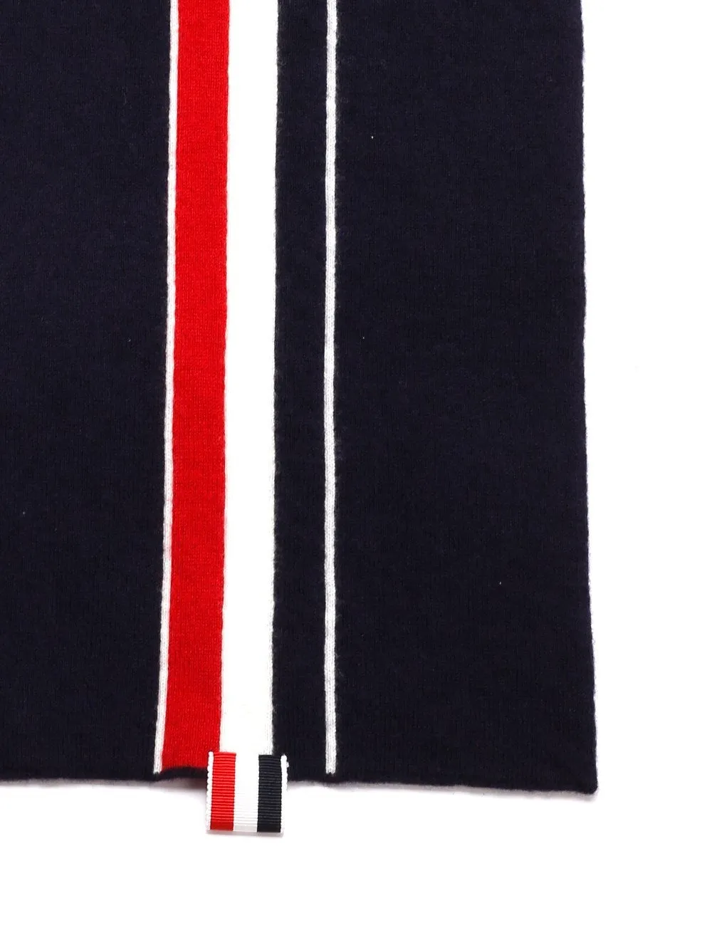 Thom Browne RWB Stripe Knitted Scarf