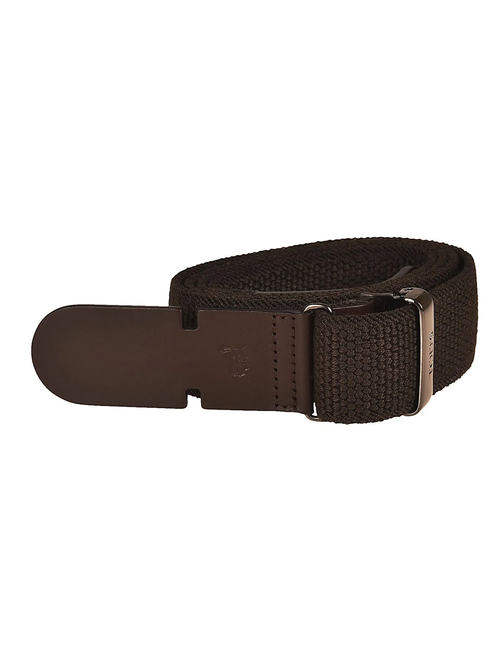 Tod's Embossed Logo Buckle Belt