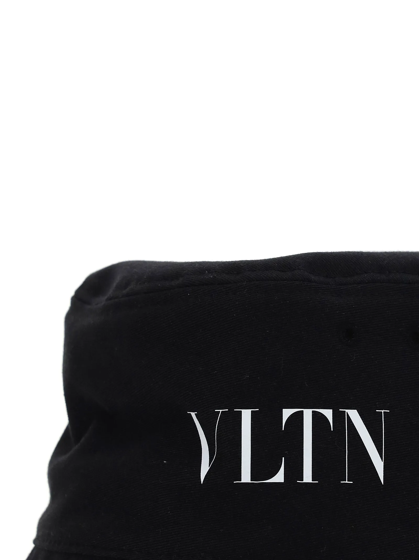Valentino Logo Printed Tonal Stitched Bucket Hat