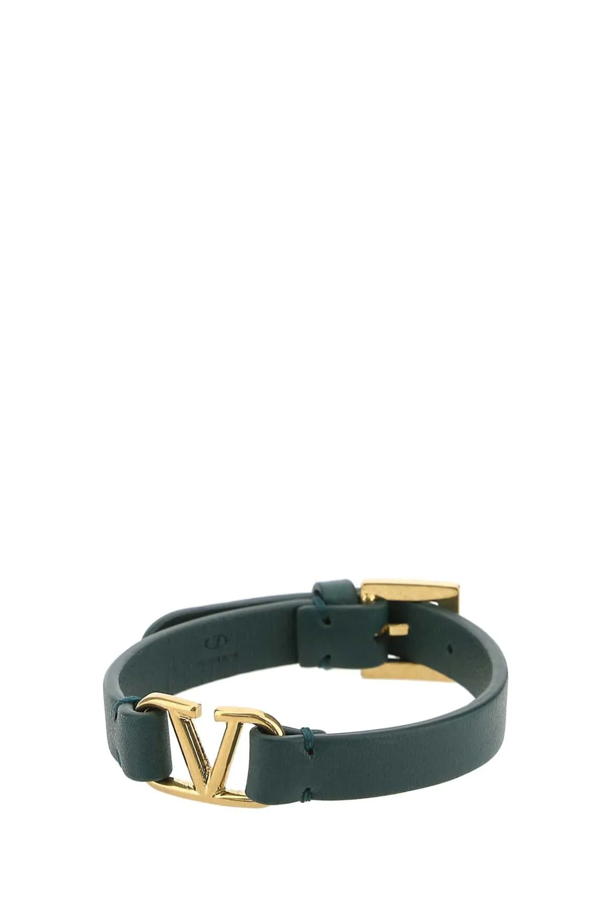 ValentinoVLogo Plaque Buckled Bracelet