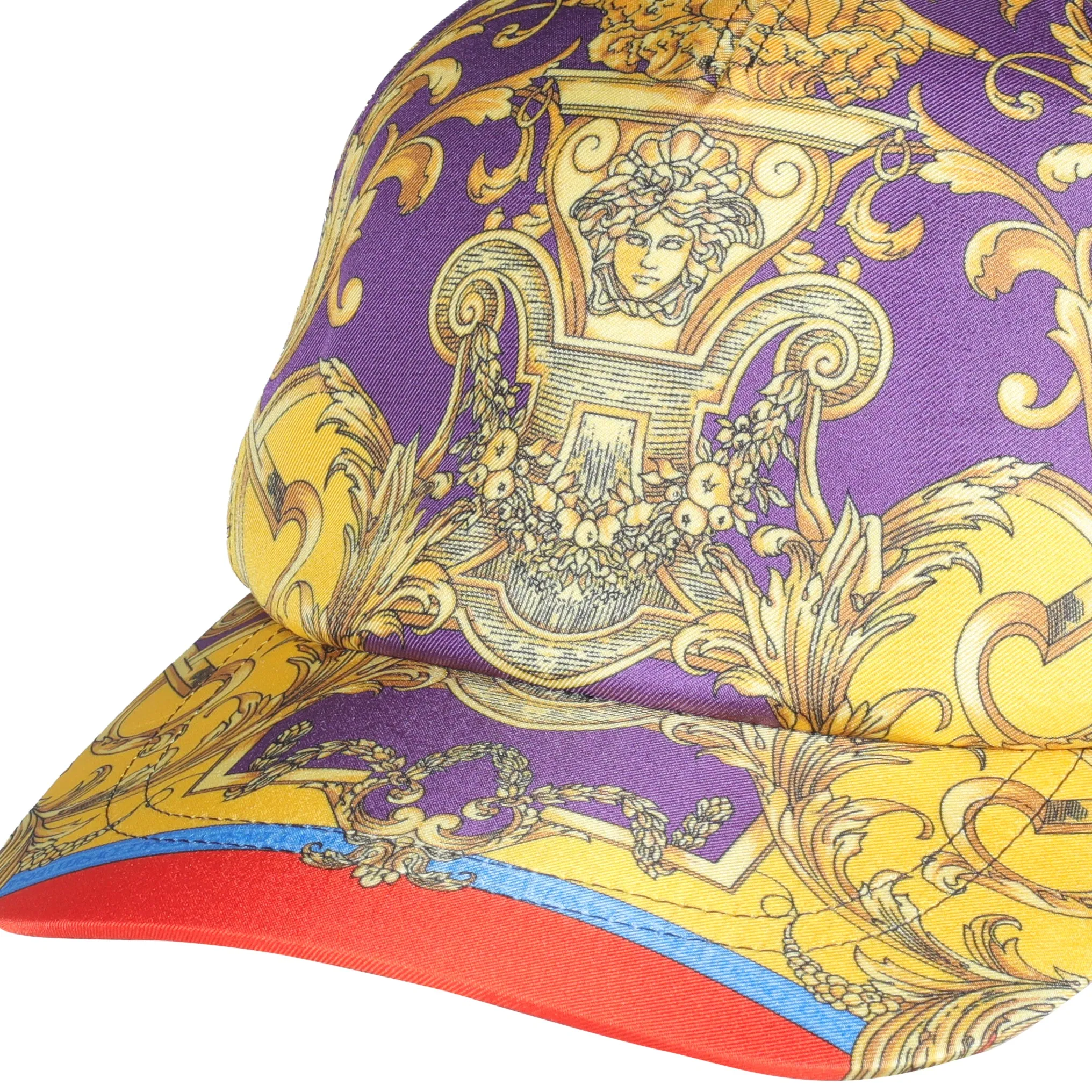 Versace Baroque Pattern Baseball Hat