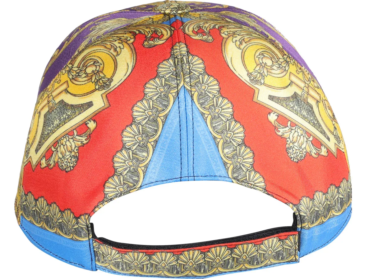 Versace Baroque Pattern Baseball Hat