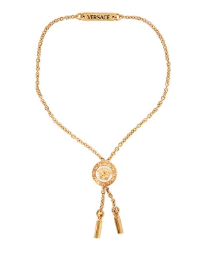 Versace Logo Detailed Chain Bracelet