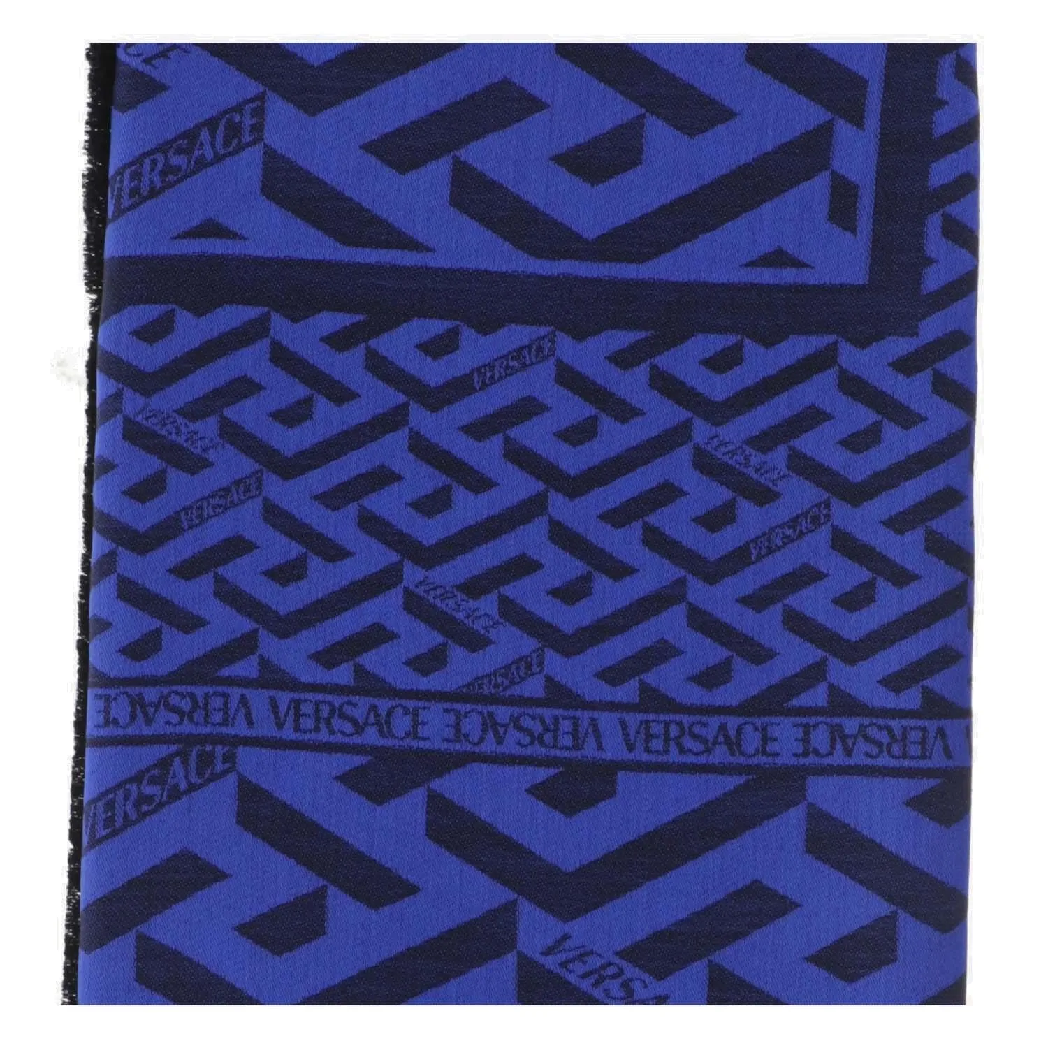 Versace Logo Intarsia Scarf