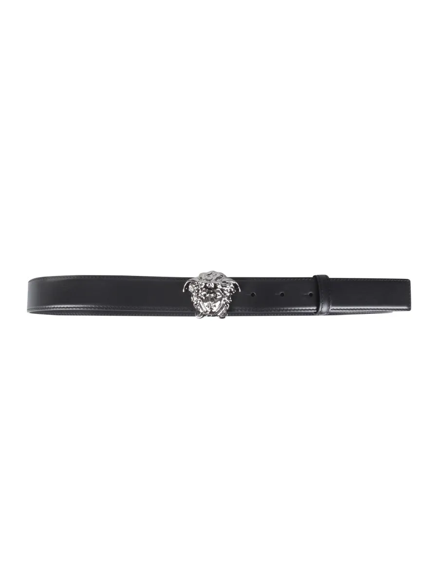 Versace Medusa Plaque Buckle Belt