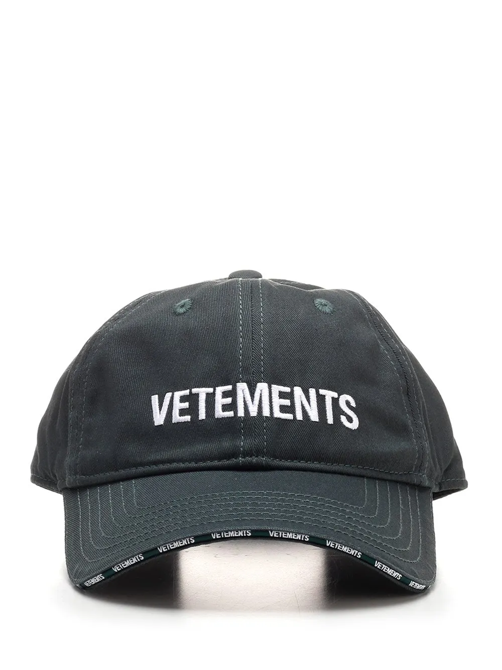 Vetements Logo Embroidered Baseball Cap
