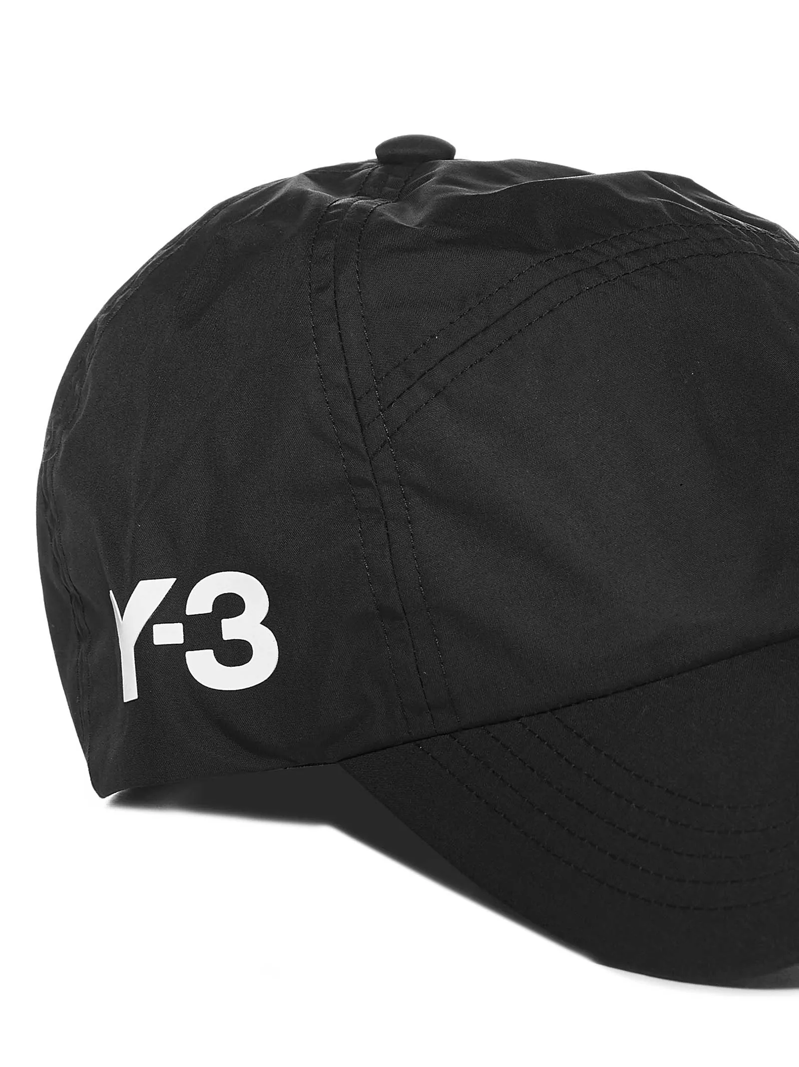 Y-3 Logo Printed Baseball Cap