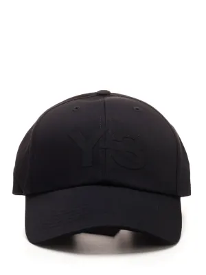 Y-3 Logo Printed Baseball Cap