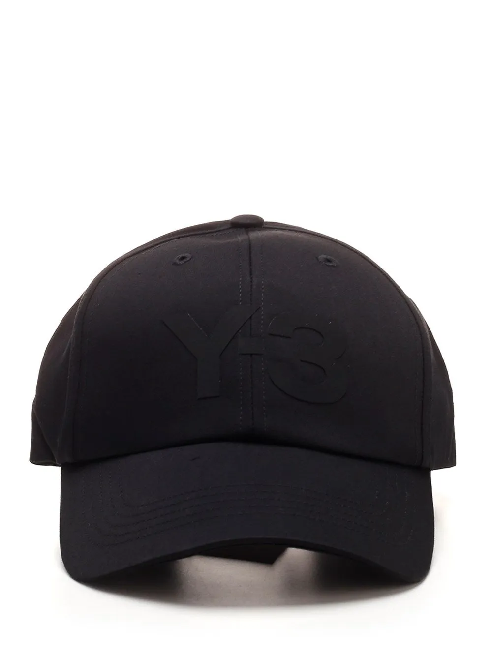 Y-3 Logo Printed Baseball Cap