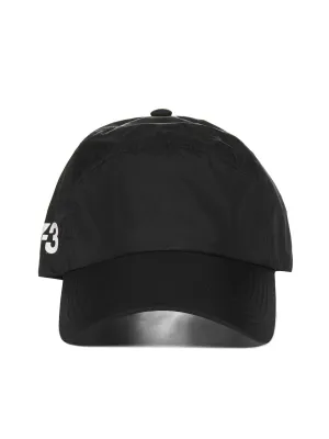 Y-3 Logo Printed Baseball Cap