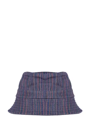 YMC Striped Denim Bucket Hat